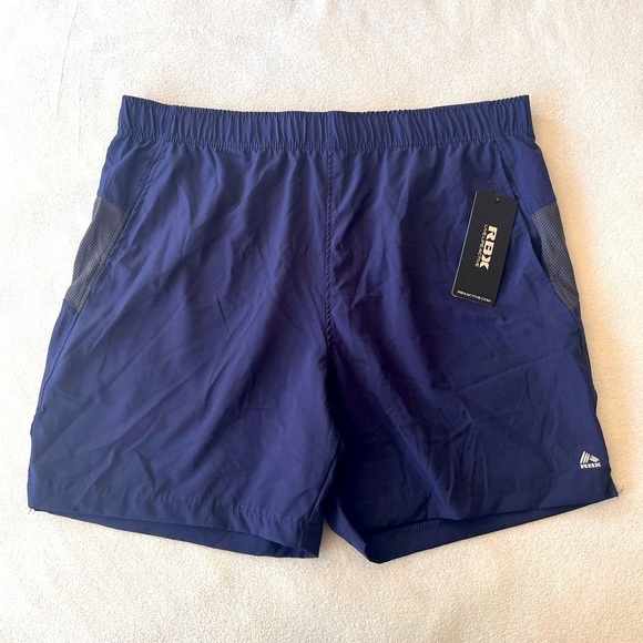 NWT RBX Active Men’s Training Shorts 7” Inseam XL Blue - Picture 2 of 12